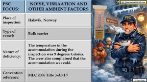 PSC FOCUS: NOISE, VIBRAATION AND OTHER AMBIENT FACTORS 