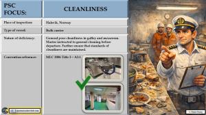 PSC FOCUS: CLEANLINESS 