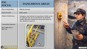 PSC FOCUS: DANGEROUS AREAS 