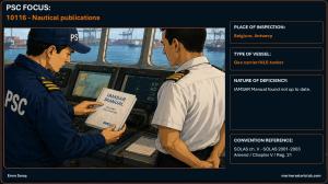 PSC FOCUS: 10116 - Nautical publications - IAMSAR Manual found not up to date. 