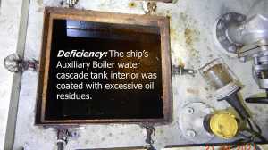 Cascade tank interior  