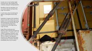 Counter nuts on turn buckles  