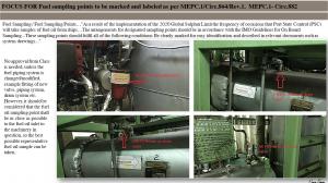 FOCUS FOR Fuel sampling points to be marked and labeled as per MEPC.1/Circ.864/Rev.1.  MEPC.1- Circ.882 