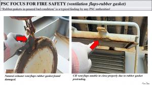 PSC FOCUS FOR FIRE SAFETY (ventilation flaps-rubber gasket) 