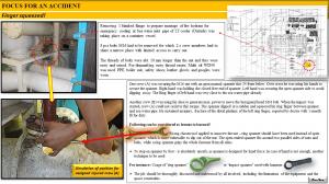 FOCUS FOR AN ACCIDENT-Finger squeezed! 