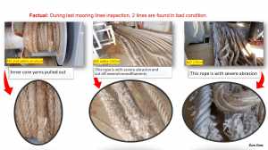 Mooring lines inspection 